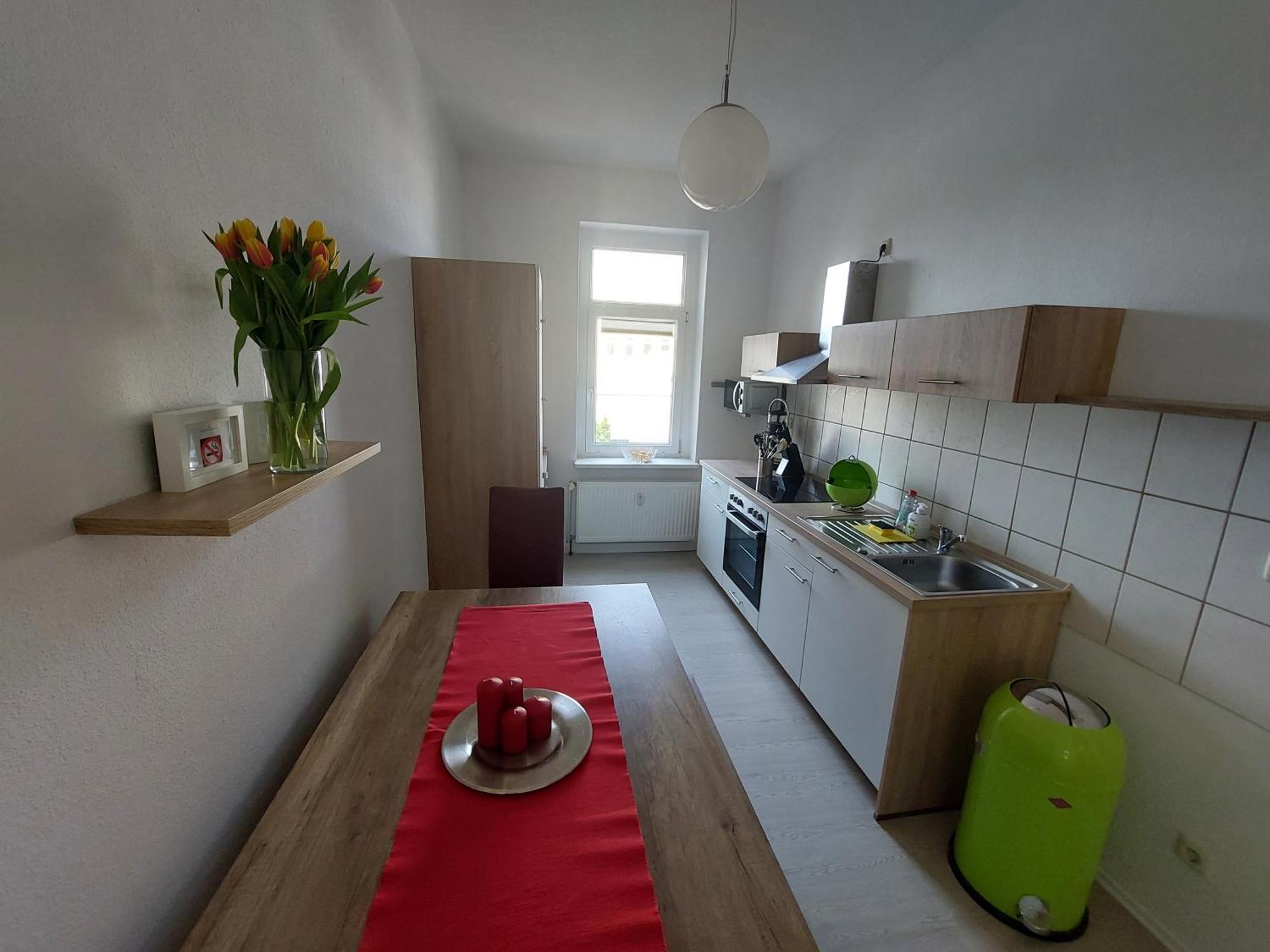 Schoene Zwei-Zimmer-Wohnung "W2" Mit 4 Einzelbetten Und Wlan In Zwenkau Bei Leipzig Im Neuseenland חדר תמונה